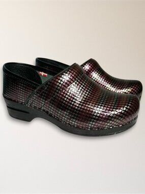 Sanita Danish Pro Clogs US 6 EU 36 Slip Resistant Nursing Work Shoes Multicolor